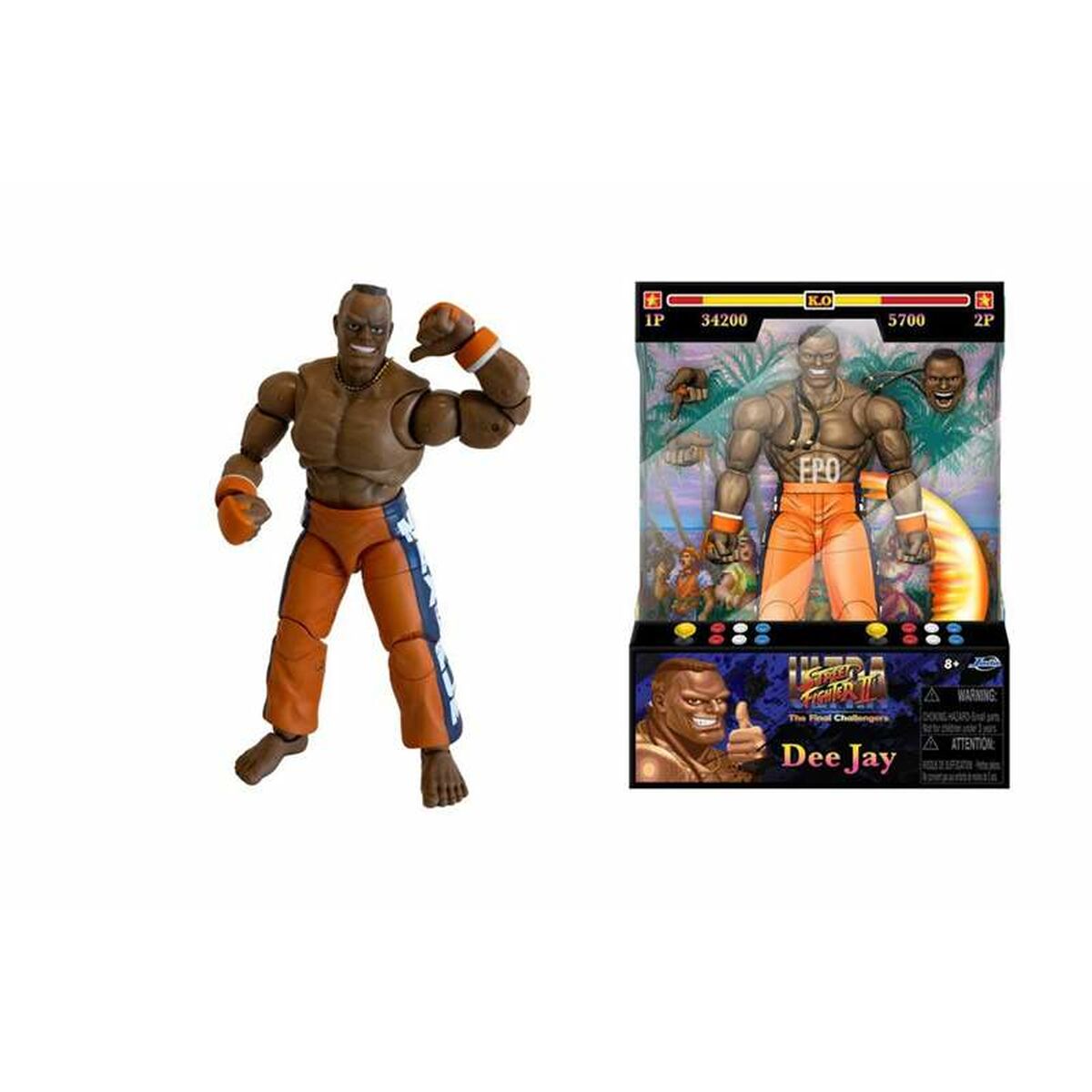 Actiefiguren Street Fighter Ii Dee Jay 15 cm-Topper Trend