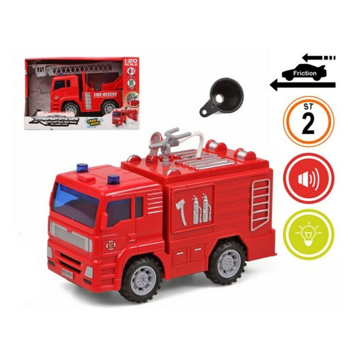 Brandweerwagen S1123770 Rood-Topper Trend