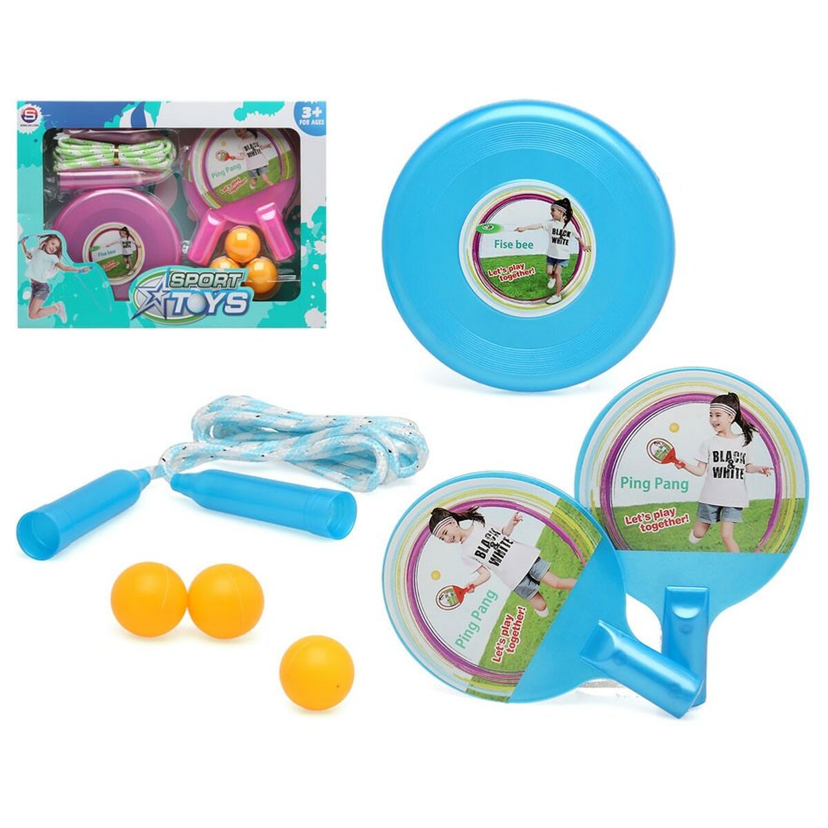 Set vaardigheidsspellen SPORT TOYS-Topper Trend
