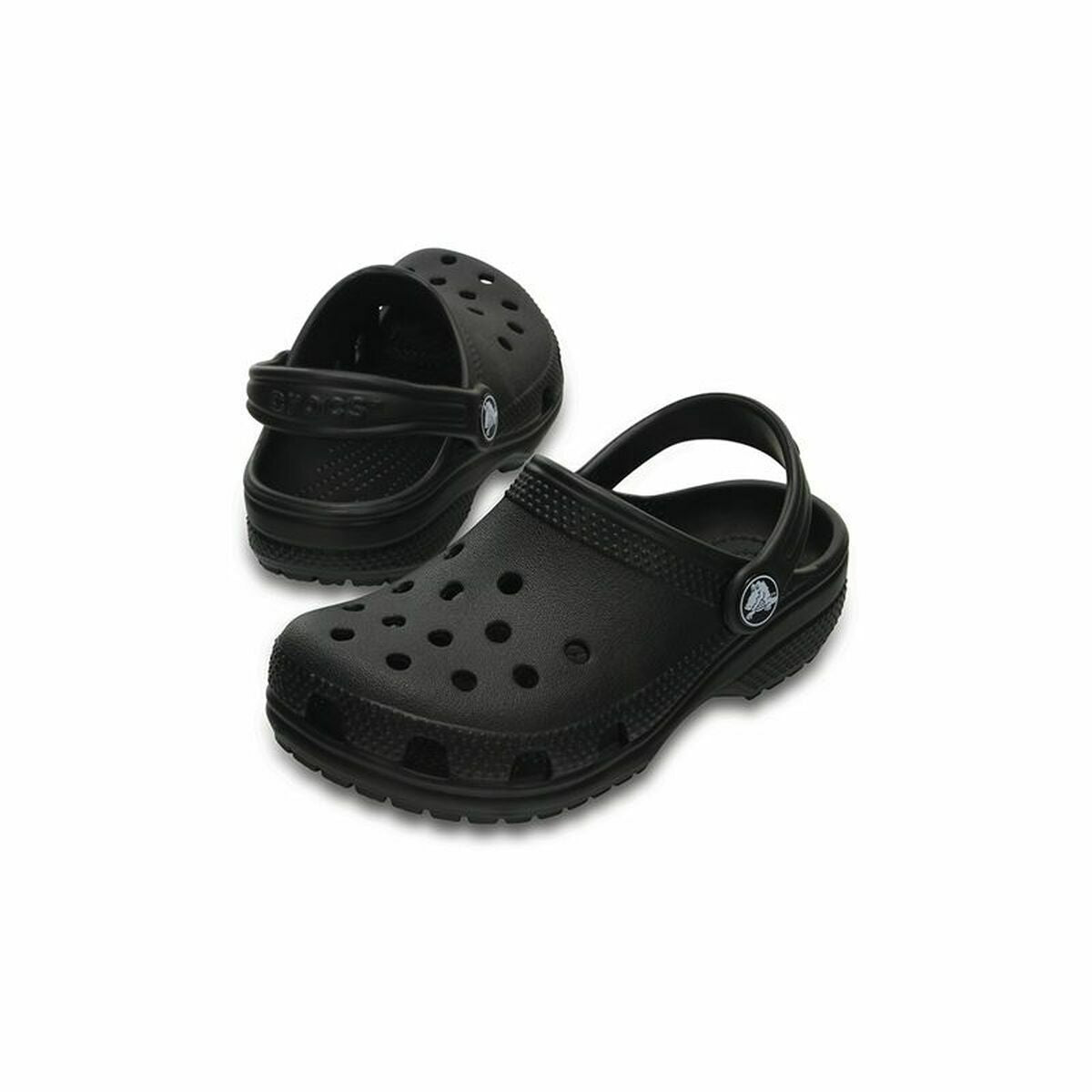 Strandklompen Crocs Classic Zwart Kinderen-Topper Trend