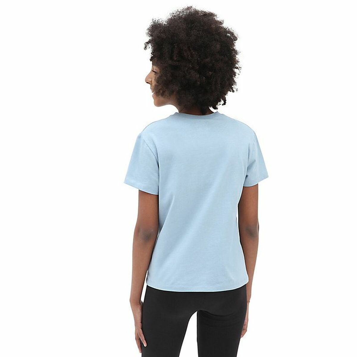 T-Shirt met Korte Mouwen voor kinderen Vans Flying V Crew Blauw-Topper Trend