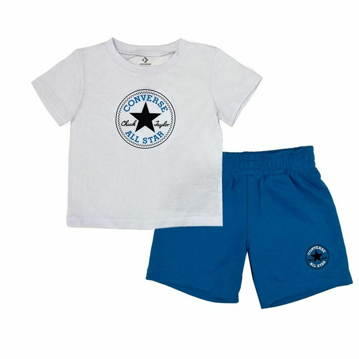 Sportoutfit voor kinderen Converse Core Tee Blauw-Topper Trend