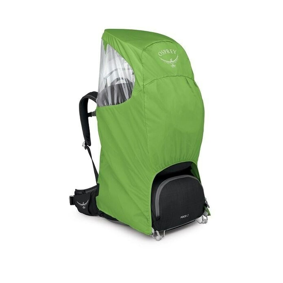 Draagzak voor baby's Osprey Poco™ LT Tourist Carrier Zwart + 0 Jaar (+ 0 Jaar)-Topper Trend
