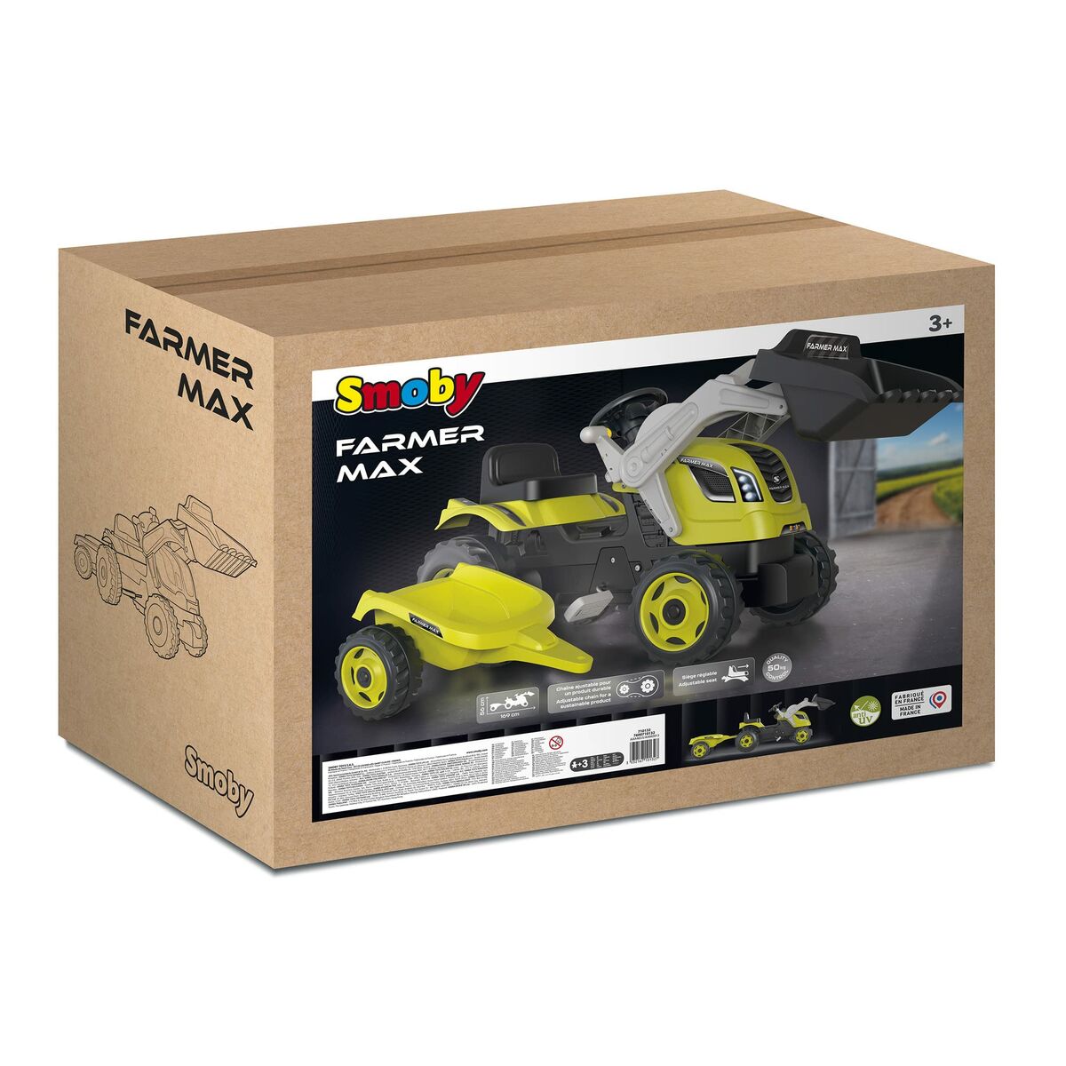 Pedaaltractor Smoby-Topper Trend