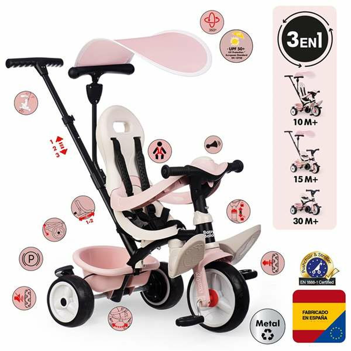 Balanceertafel Smoby Metaal-Topper Trend