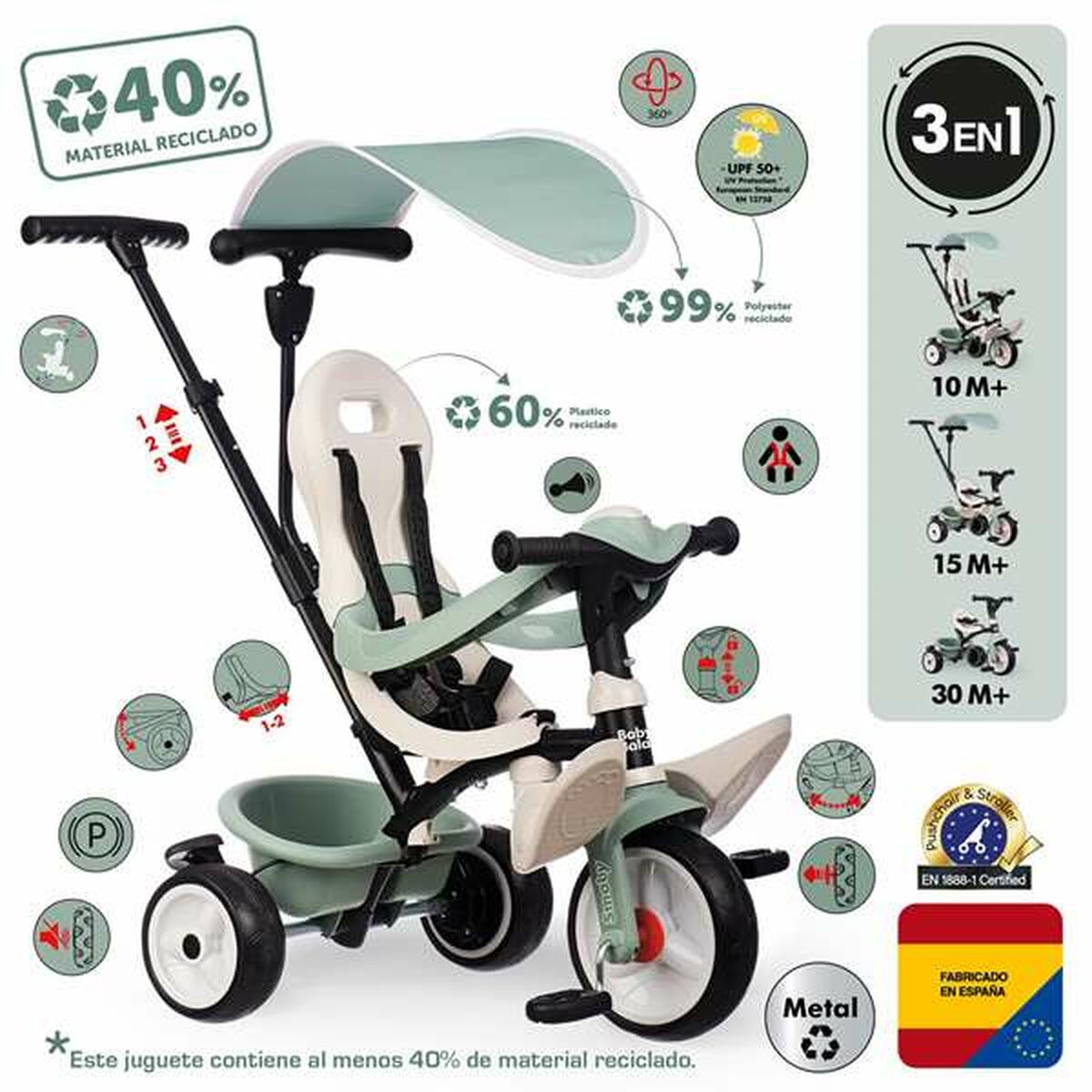 Balanceertafel Smoby Metaal-Topper Trend