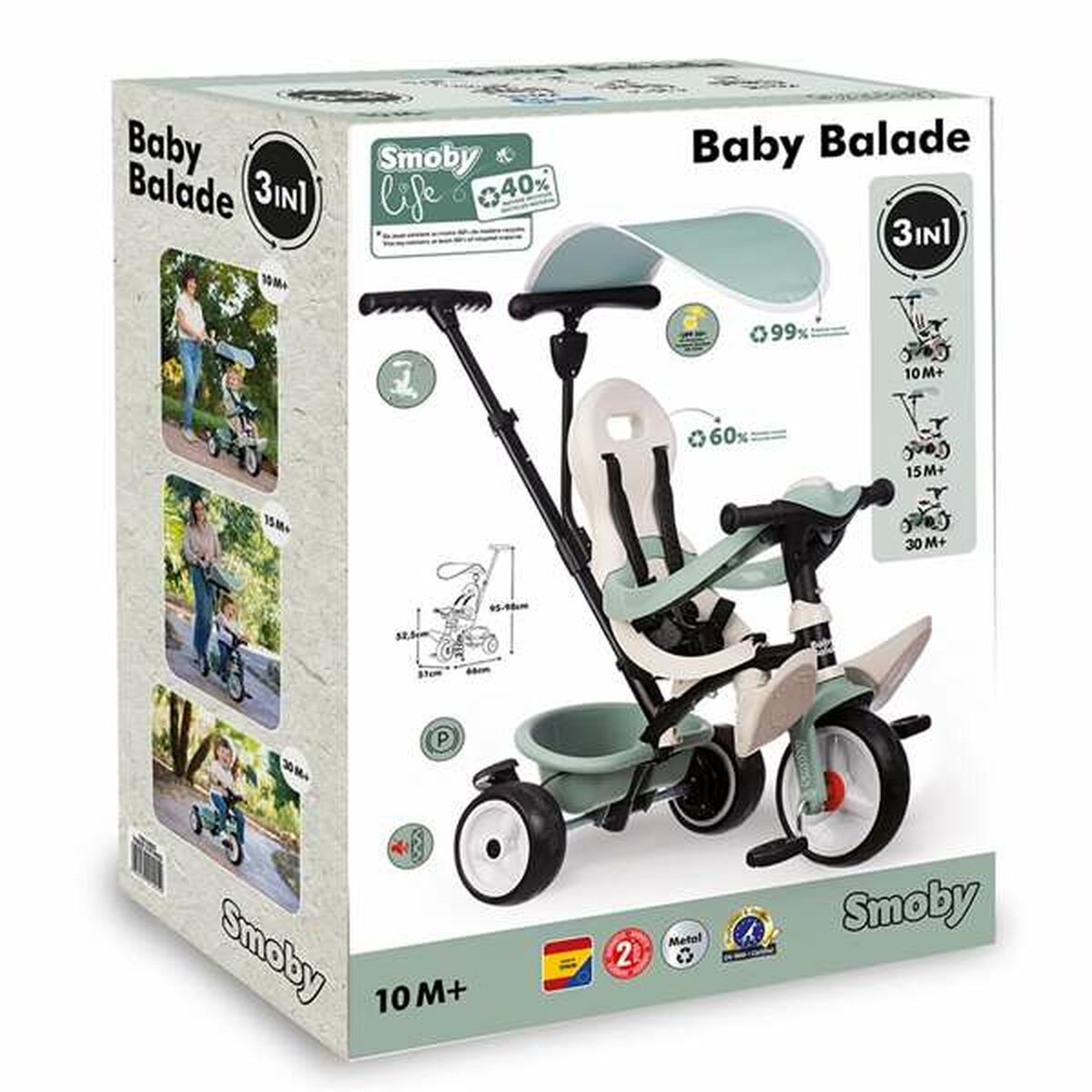Balanceertafel Smoby Metaal-Topper Trend