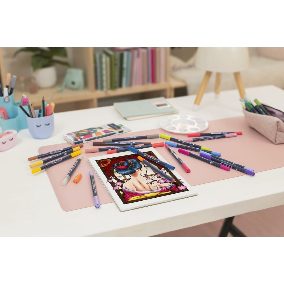 Set Viltstiften Faber-Castell Goldfaber Sketch - Manga Dubbel 6 Onderdelen-Topper Trend