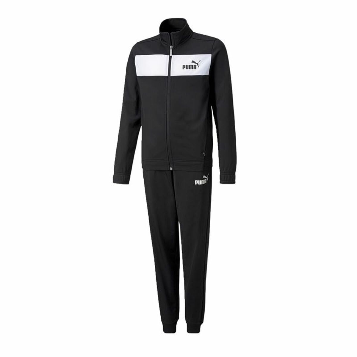 Joggingpak voor kinderen Puma Poly Cl B Zwart 2 Onderdelen-Topper Trend
