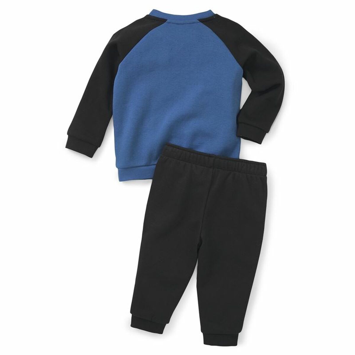 Joggingpak voor kinderen Puma Minicats Essentials Raglan Zwart Blauw-Topper Trend