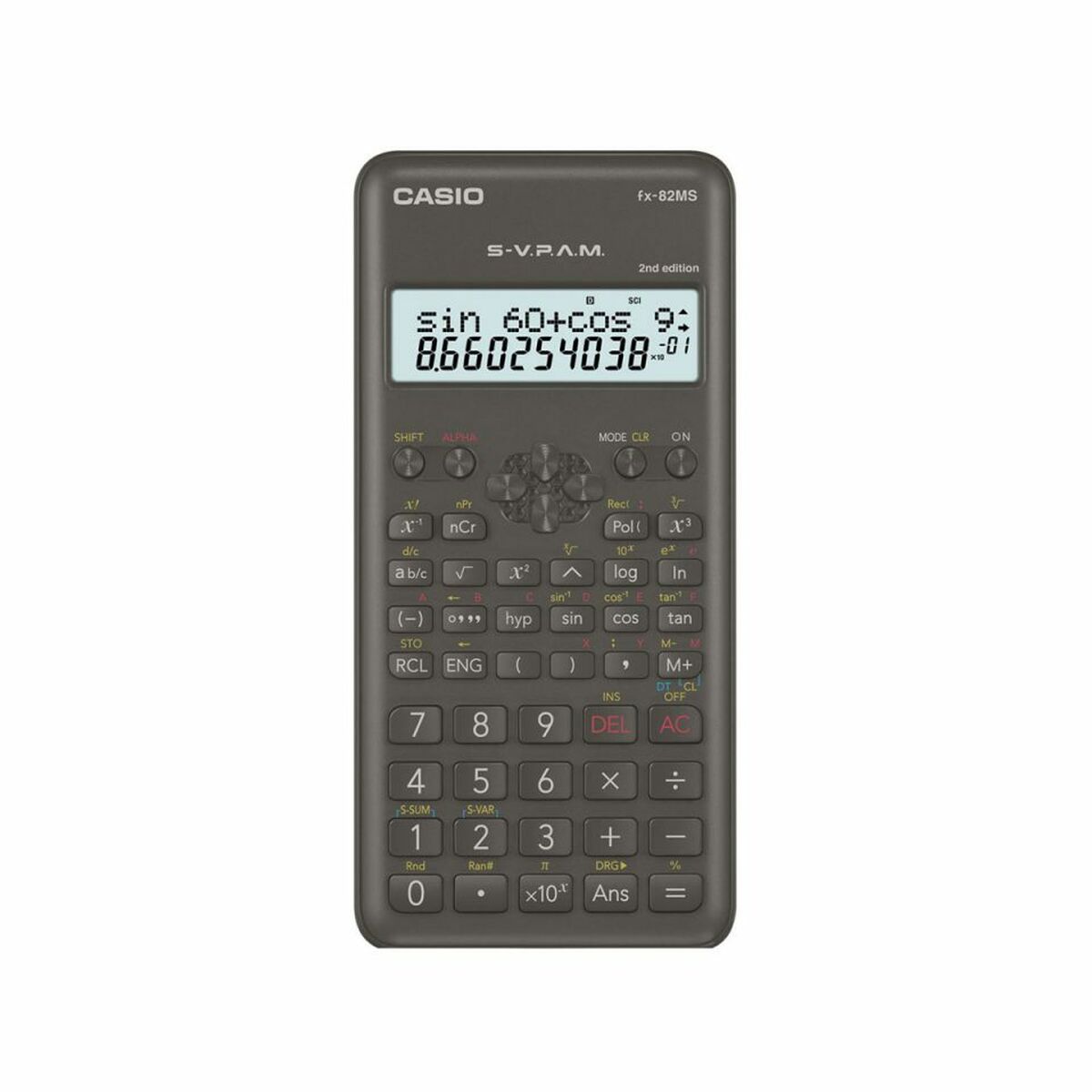 Rekenmachine Casio FX-82MS-2 Zwart-Topper Trend