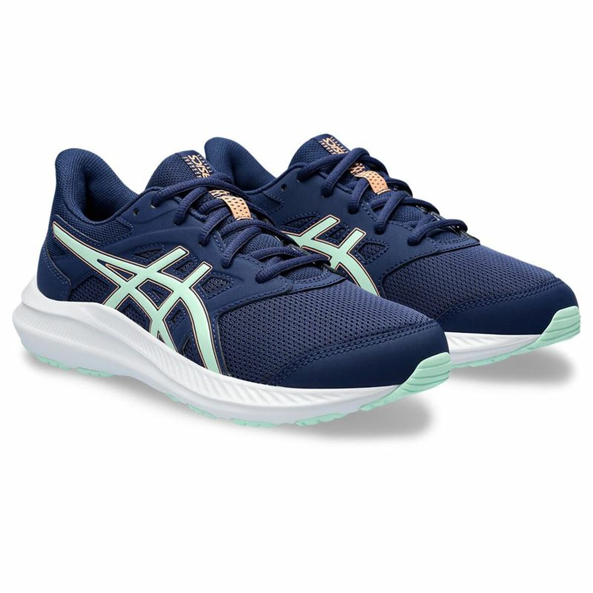 Hardloopschoenen voor Kinderen Asics Jolt 4 Gs Blauw Munt-Topper Trend