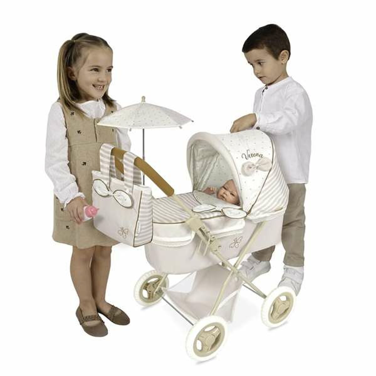 Poppenwagen Decuevas Verona 38 x 65 x 60 cm-Topper Trend