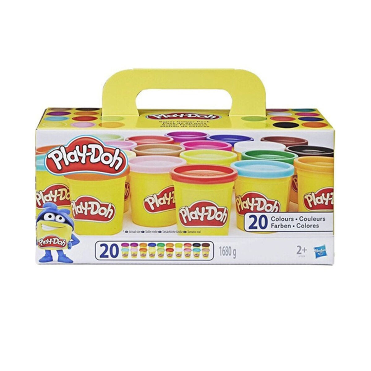 Plasticine Spel Play-Doh A7924EUC 20 Potten-Topper Trend