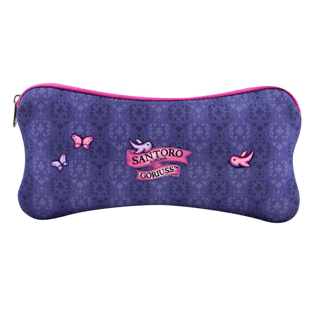 Alleshouder Gorjuss Cheshire Cat Blauw Paars-Topper Trend