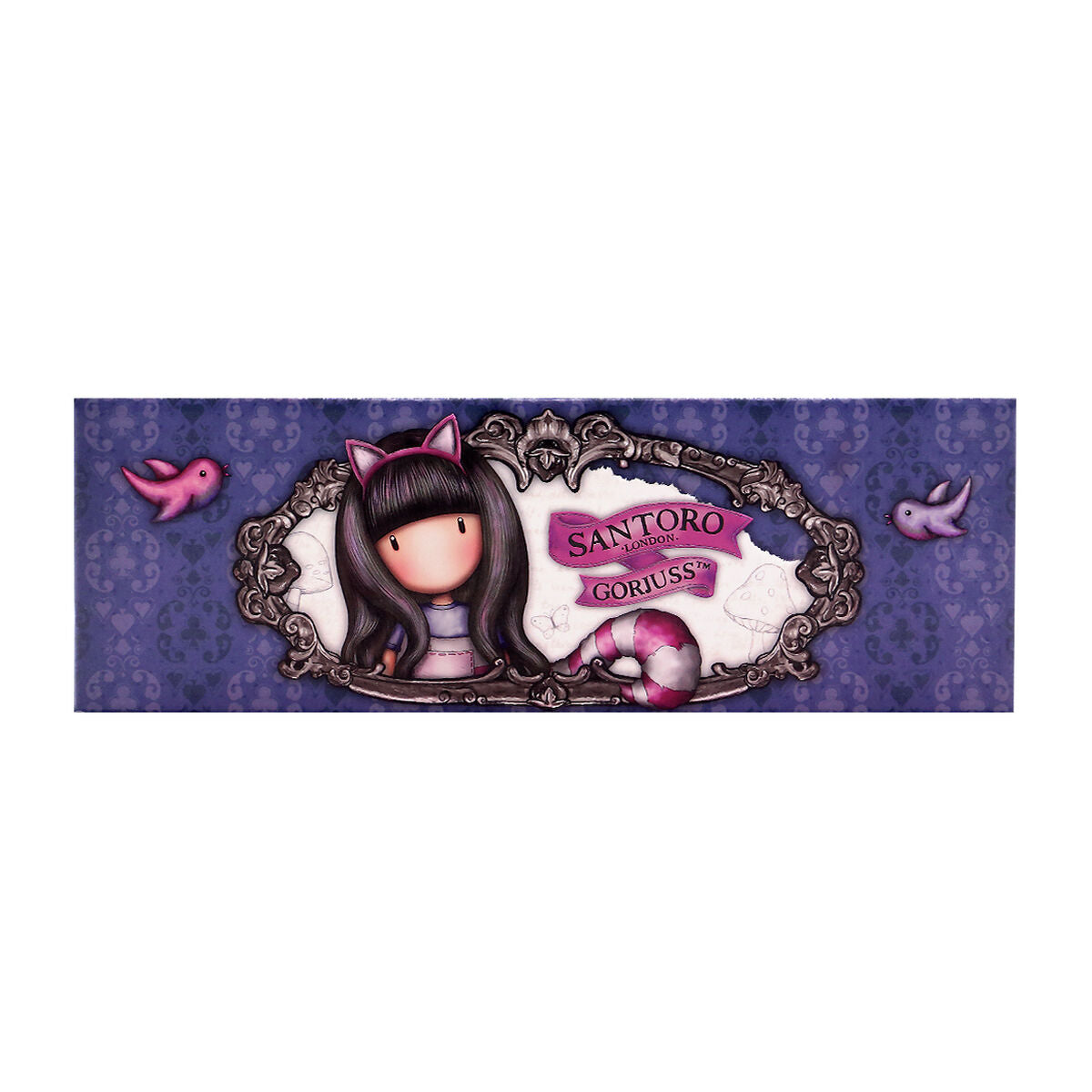 Alleshouder Gorjuss Cheshire Cat Blauw Paars 20.2 x 4 x 7 cm Doos-Topper Trend
