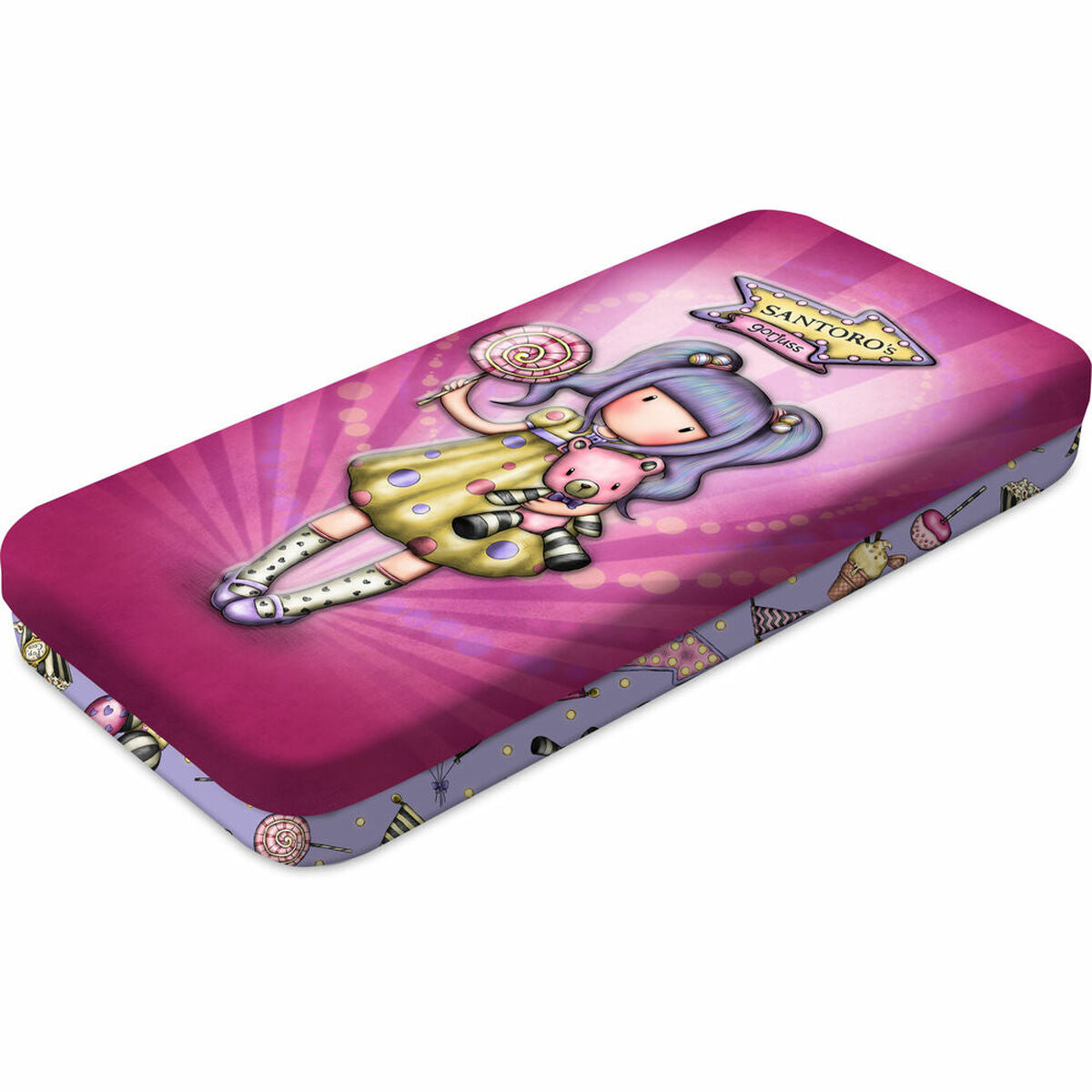 Alleshouder Gorjuss Fairground First Prize Lila 19 x 24 cm-Topper Trend