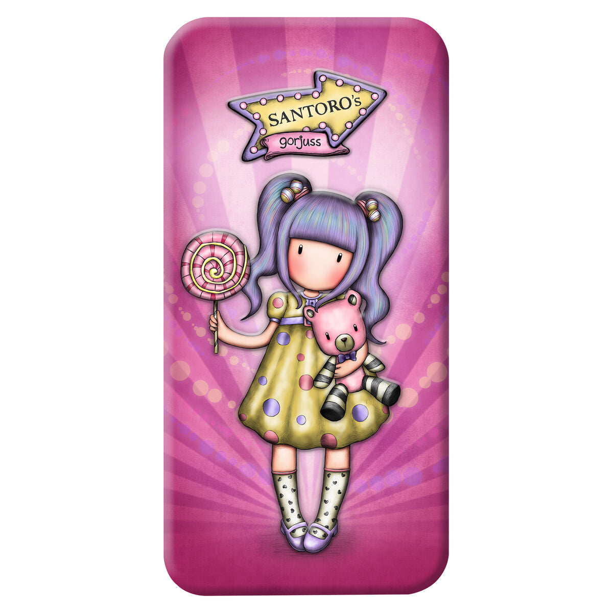 Alleshouder Gorjuss Fairground First Prize Lila 19 x 24 cm-Topper Trend