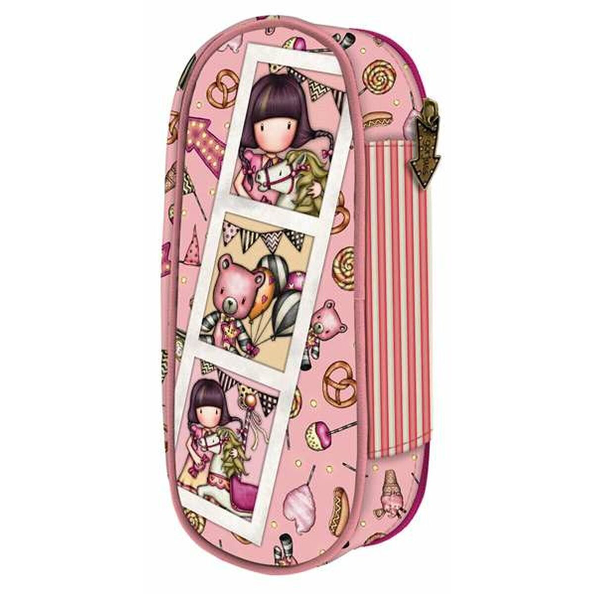 Alleshouder Gorjuss Fairground Carousel Zalm 10 x 23 x 6 cm-Topper Trend