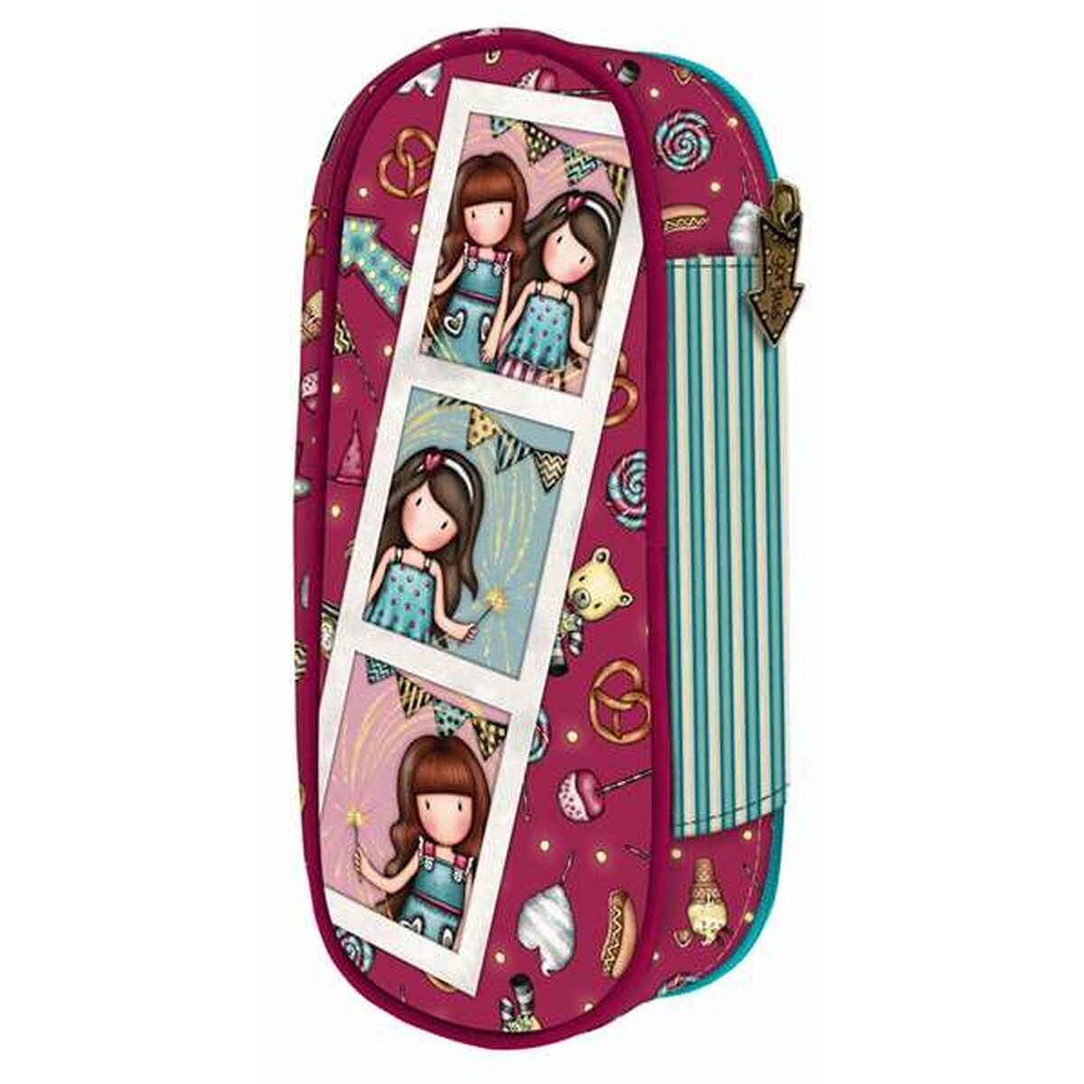 Alleshouder Gorjuss Fairground Fireworks Kastanjebruin 10 x 23 x 6 cm-Topper Trend