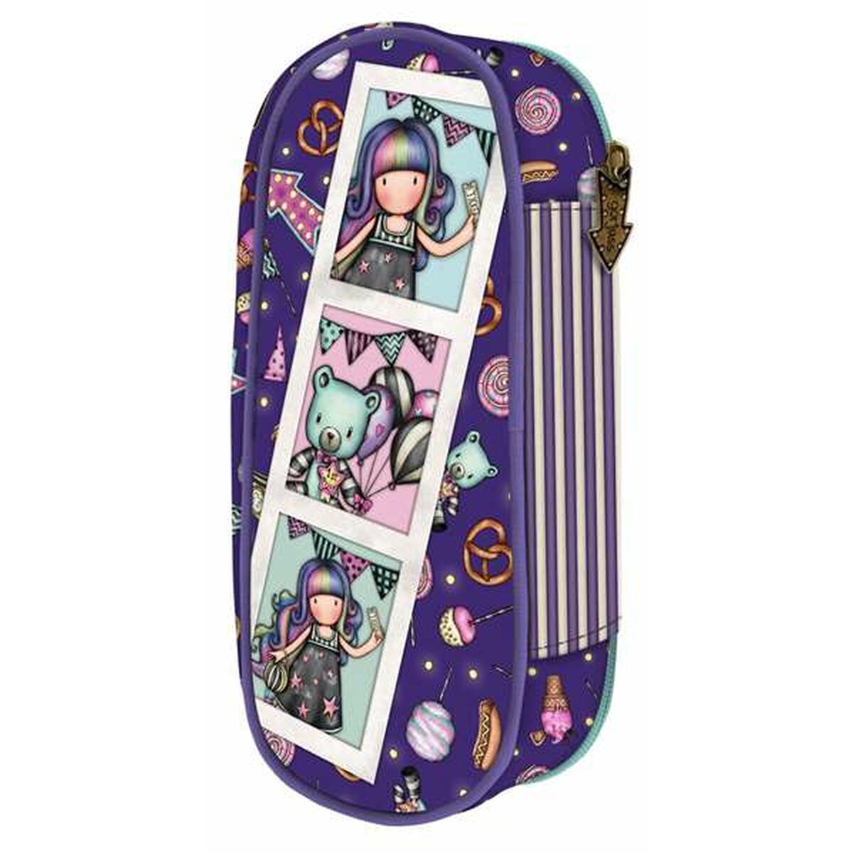 Alleshouder Gorjuss Fairground Up and Away Paars 10 x 23 x 6 cm-Topper Trend