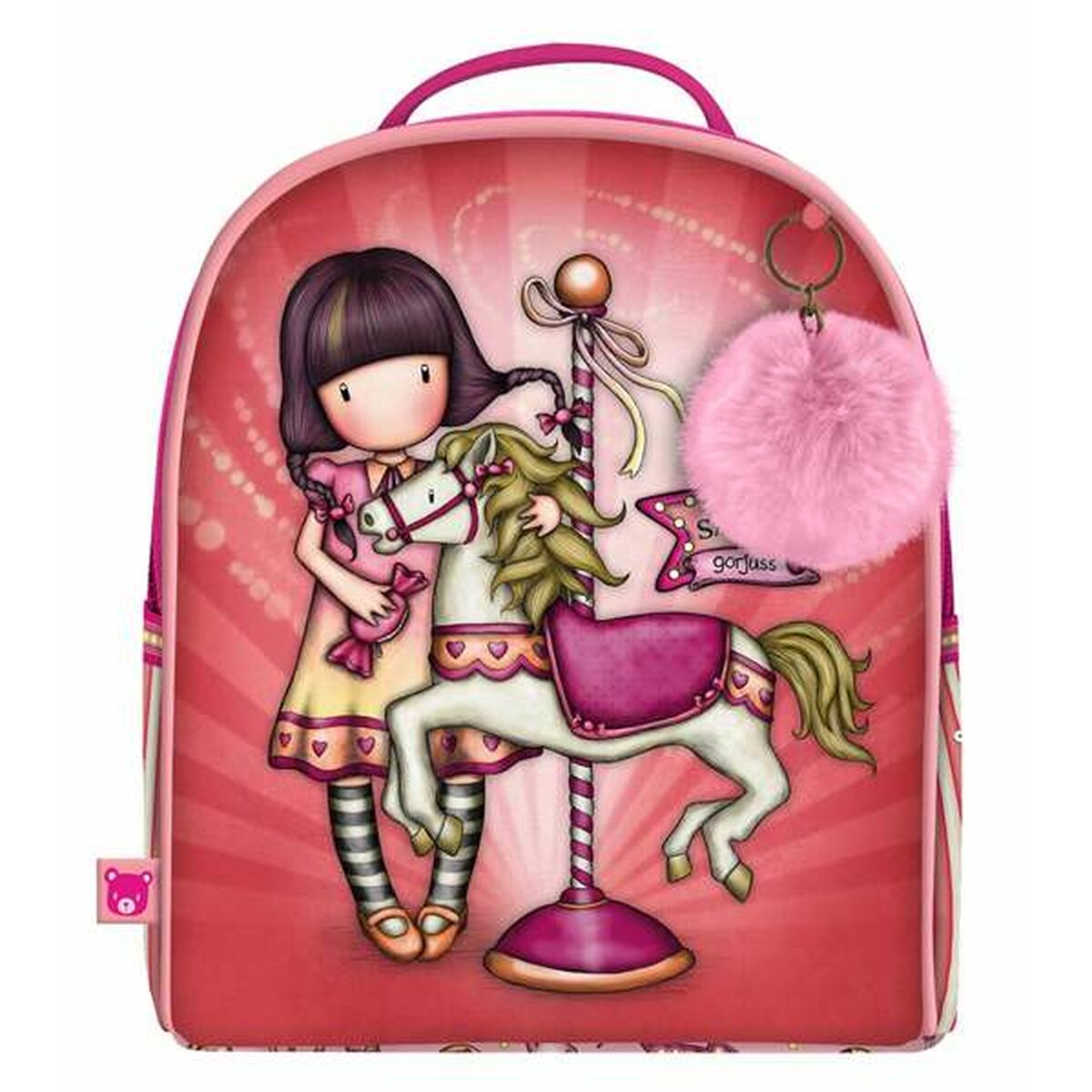 Kinderrugzak Gorjuss Fairground Carousel 20 x 22 x 10 cm-Topper Trend