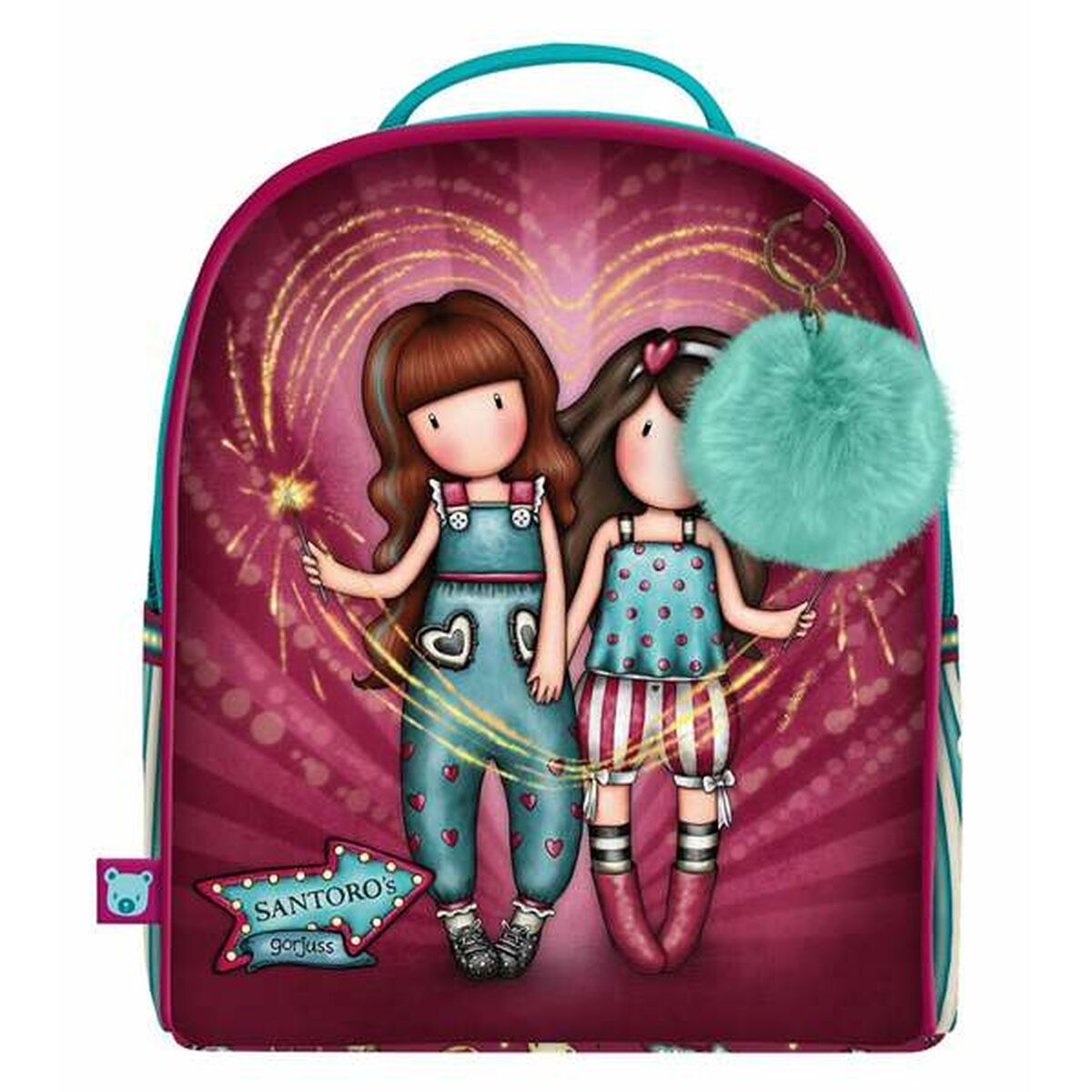 Kinderrugzak Gorjuss Fairground Fireworks 20 x 22 x 10 cm-Topper Trend