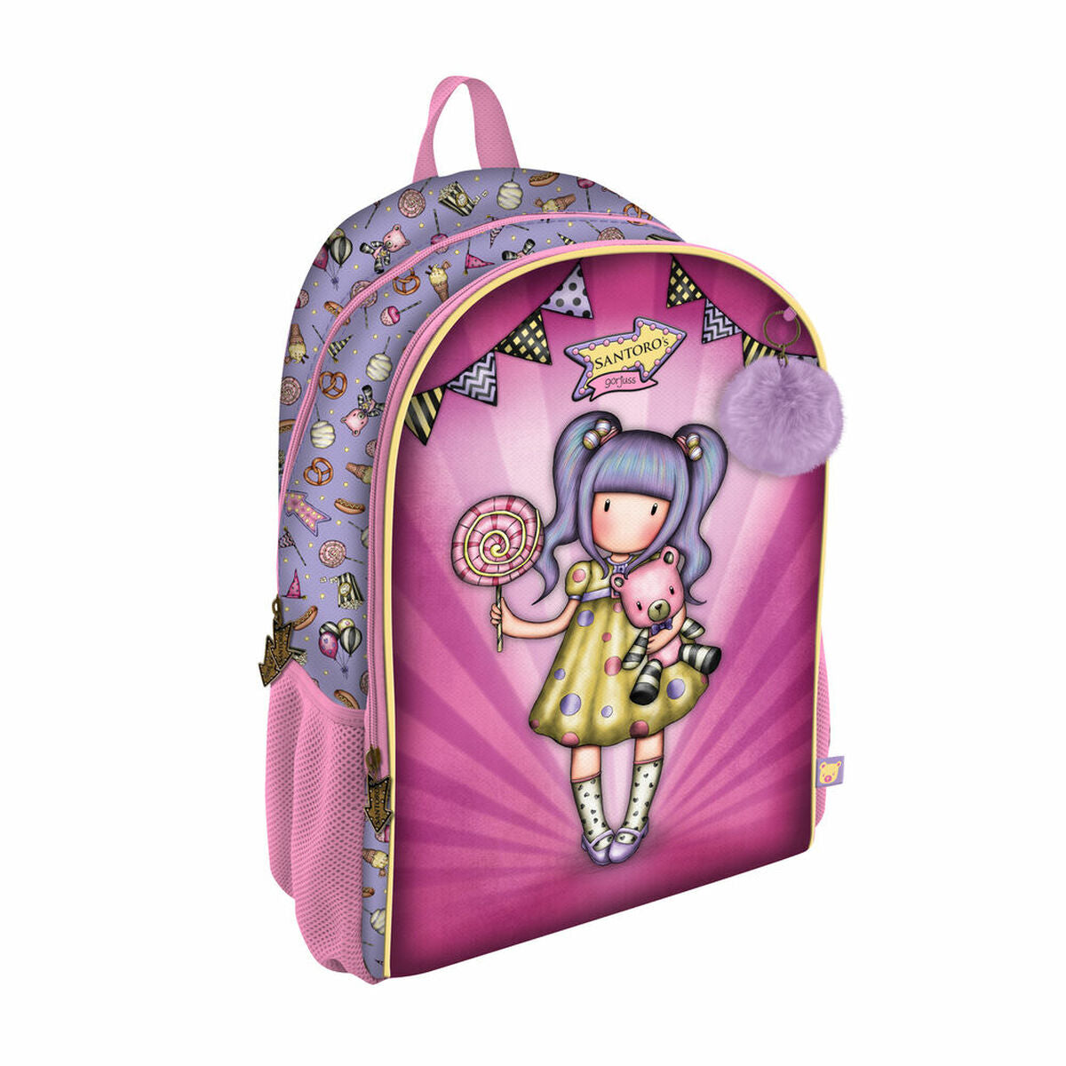 Schoolrugzak Gorjuss Fairground First Prize 31,5 x 44 x 22,5 cm Roze-Topper Trend