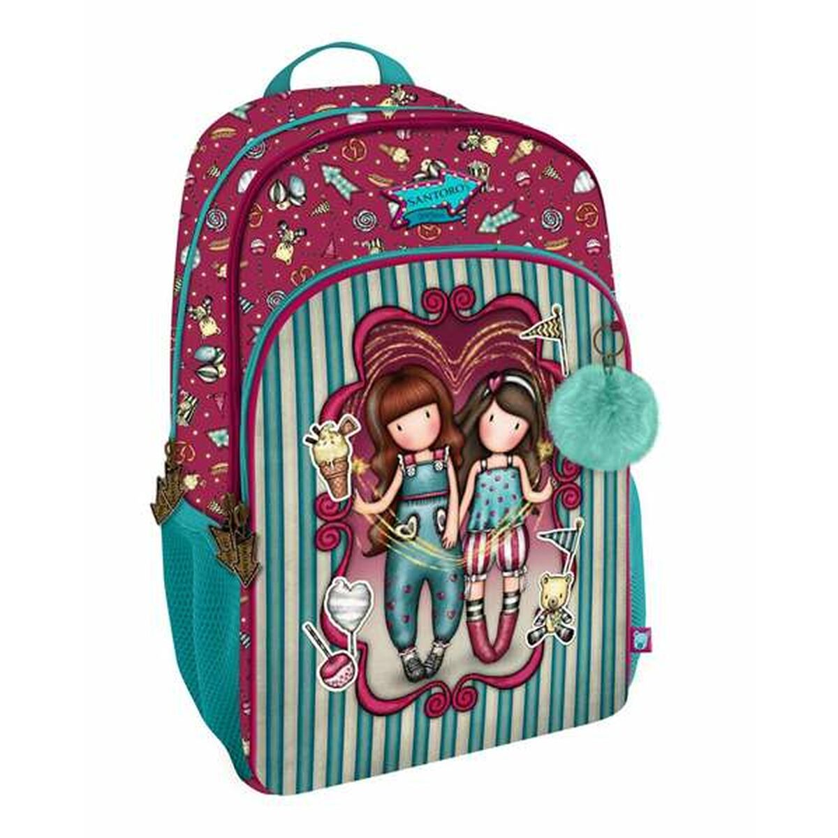 Schoolrugzak Gorjuss Fairground Fireworks 29 x 45 x 17 cm Blauw-Topper Trend