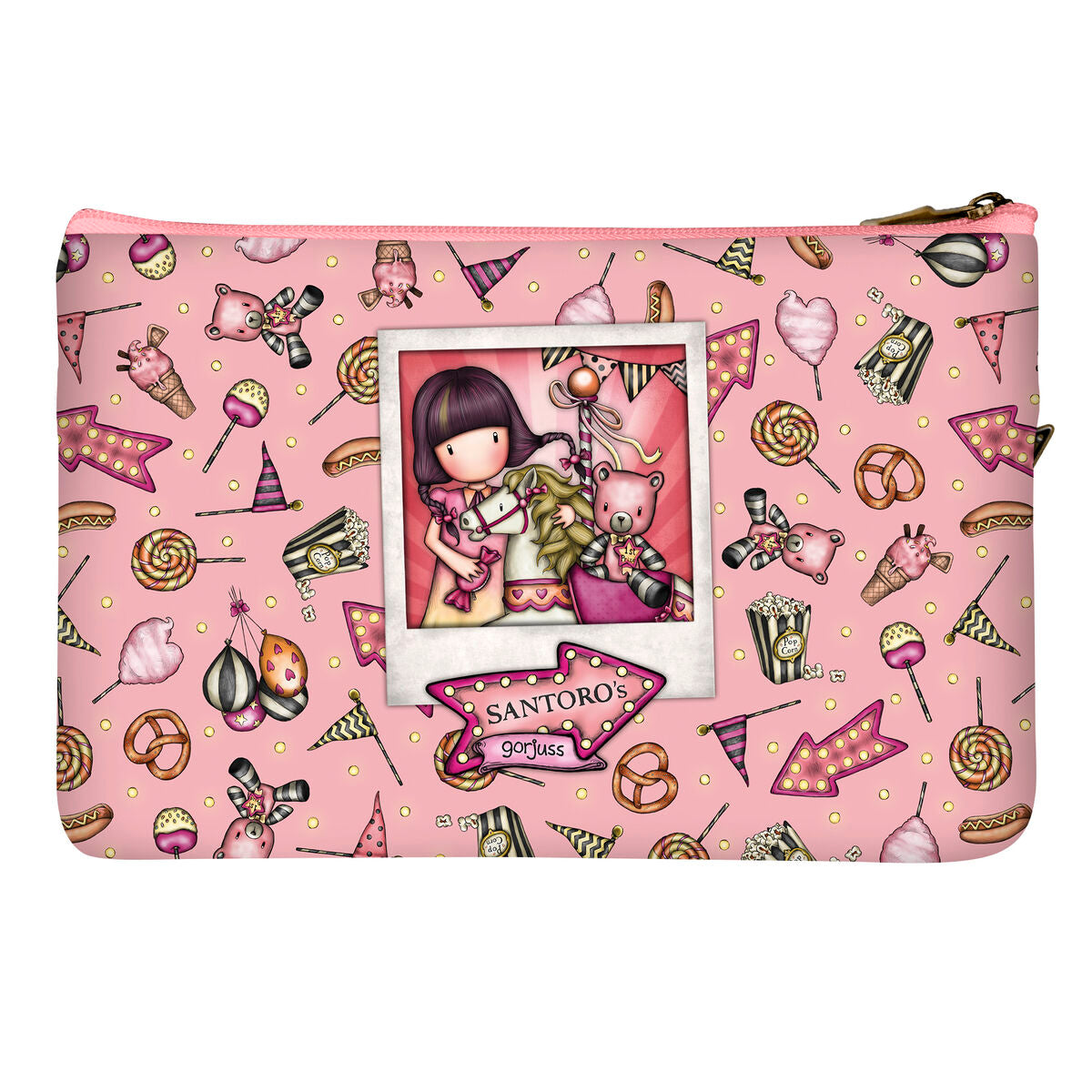 Alleshouder Gorjuss Carousel Zalm 23,4 x 15,5 x 1,5 cm-Topper Trend