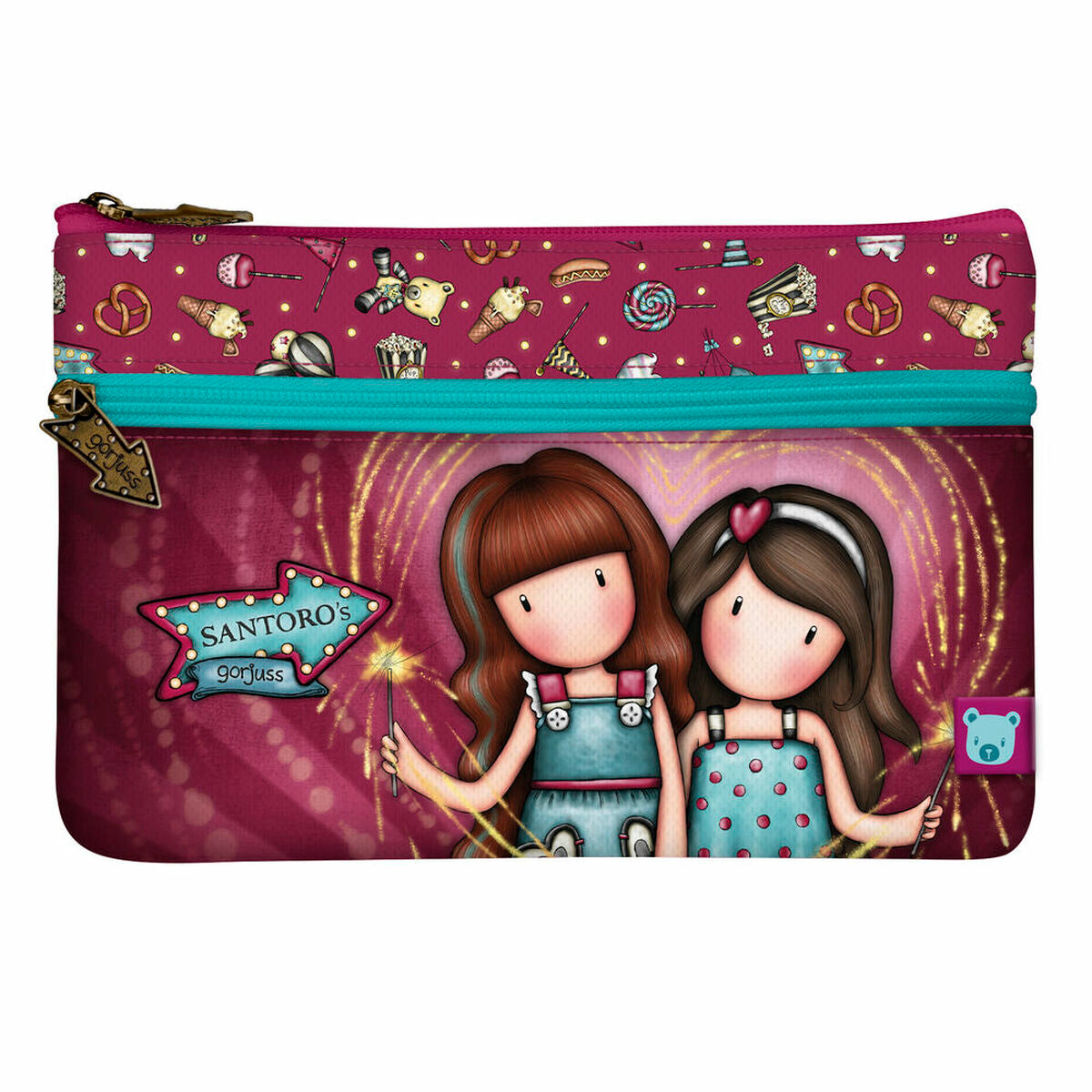 Alleshouder Gorjuss Fireworks Kastanjebruin 23,4 x 15,5 x 1,5 cm-Topper Trend