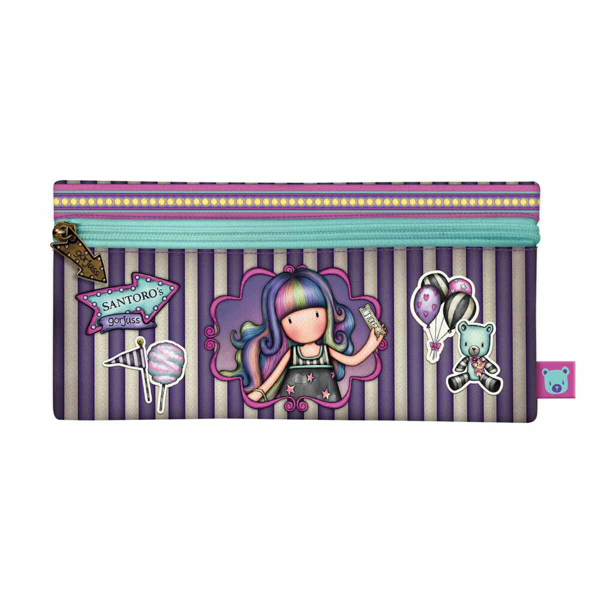 Alleshouder Gorjuss Up and Away Paars 22 x 11 x 1,5 cm-Topper Trend