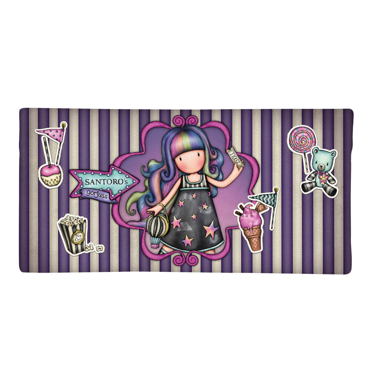 Alleshouder Gorjuss Up and Away Paars 22 x 11 x 1,5 cm-Topper Trend