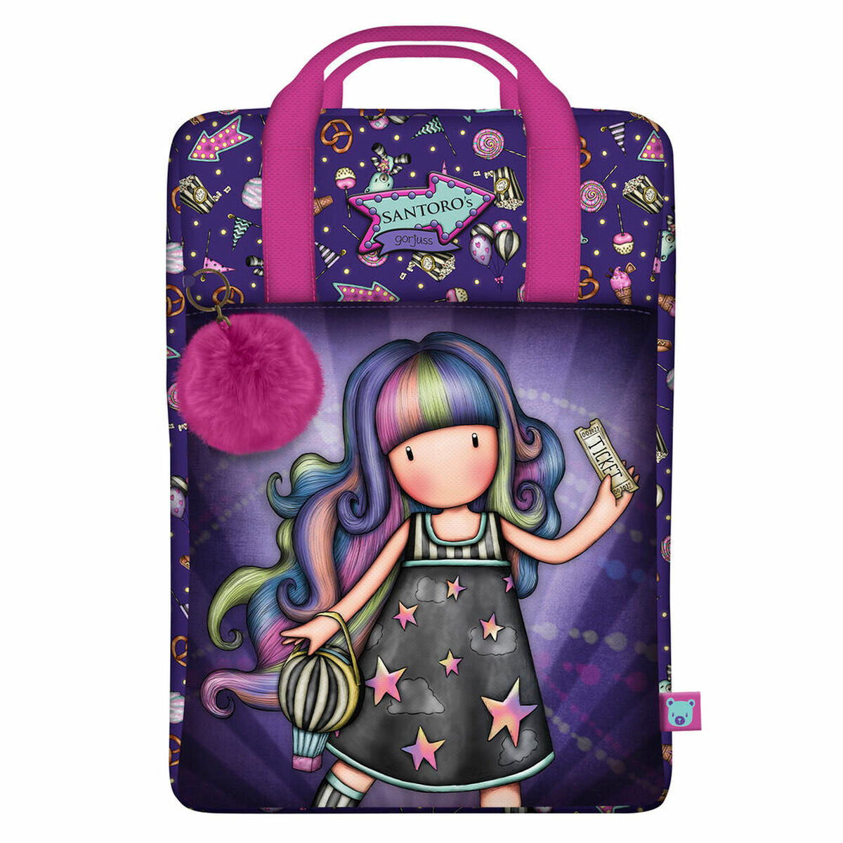 Lunchtrommel Gorjuss Fairground Up And Away 25 x 36 x 10 cm Rugzak-Topper Trend