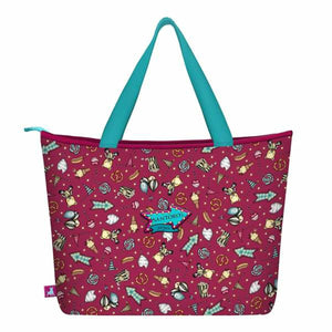 Handtas Gorjuss Fireworks Kastanjebruin 41,5 x 30 x 13 cm-Topper Trend
