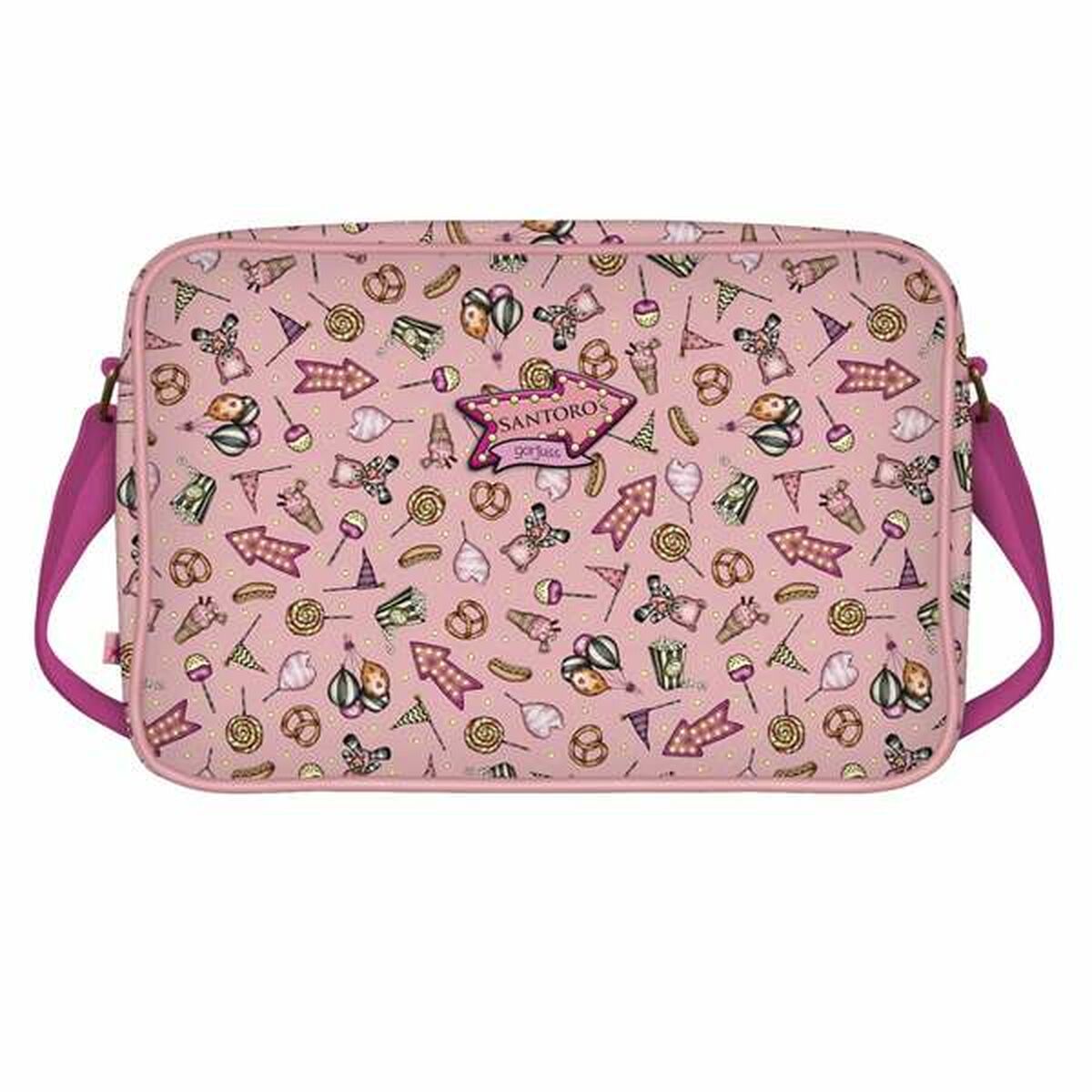 Schooltas Gorjuss Carousel Zalm 35 x 26,5 x 10,5 cm-Topper Trend