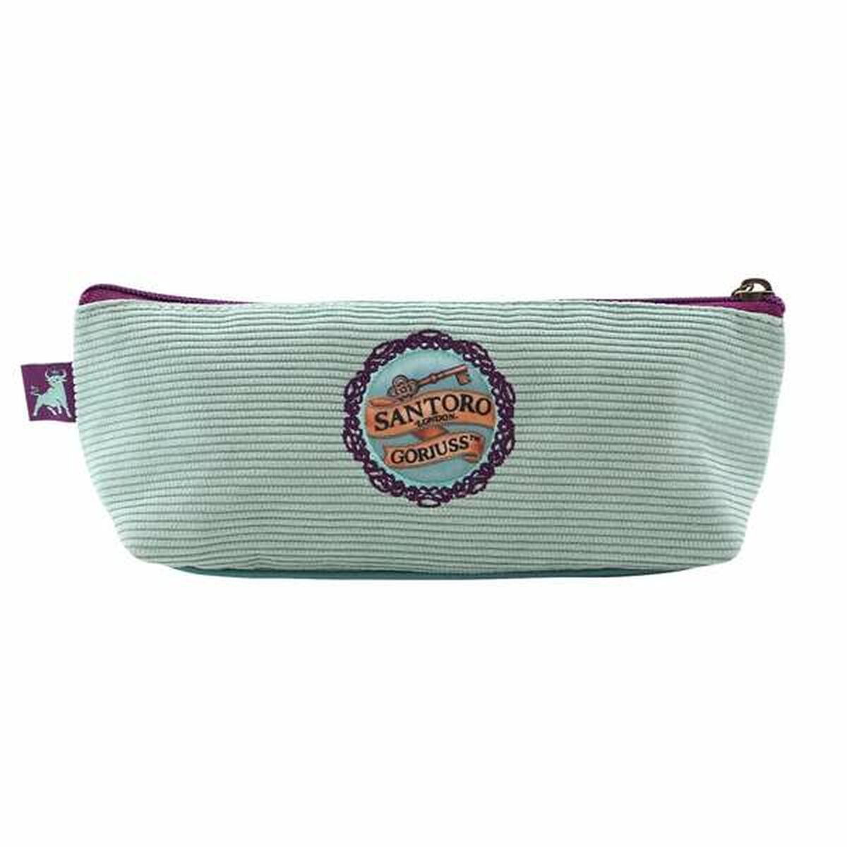 Schoolpennenzak Gorjuss Curiosity Groen Grijs 22,3 x 8,8 x 5,7 cm-Topper Trend