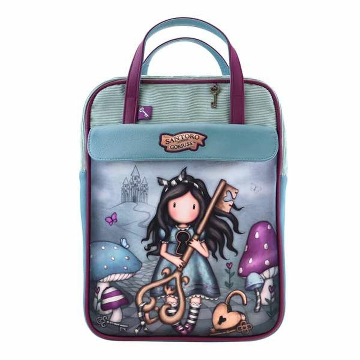 Rugzak Gorjuss Curiosity Grijs 27 x 10 x 37 cm-Topper Trend
