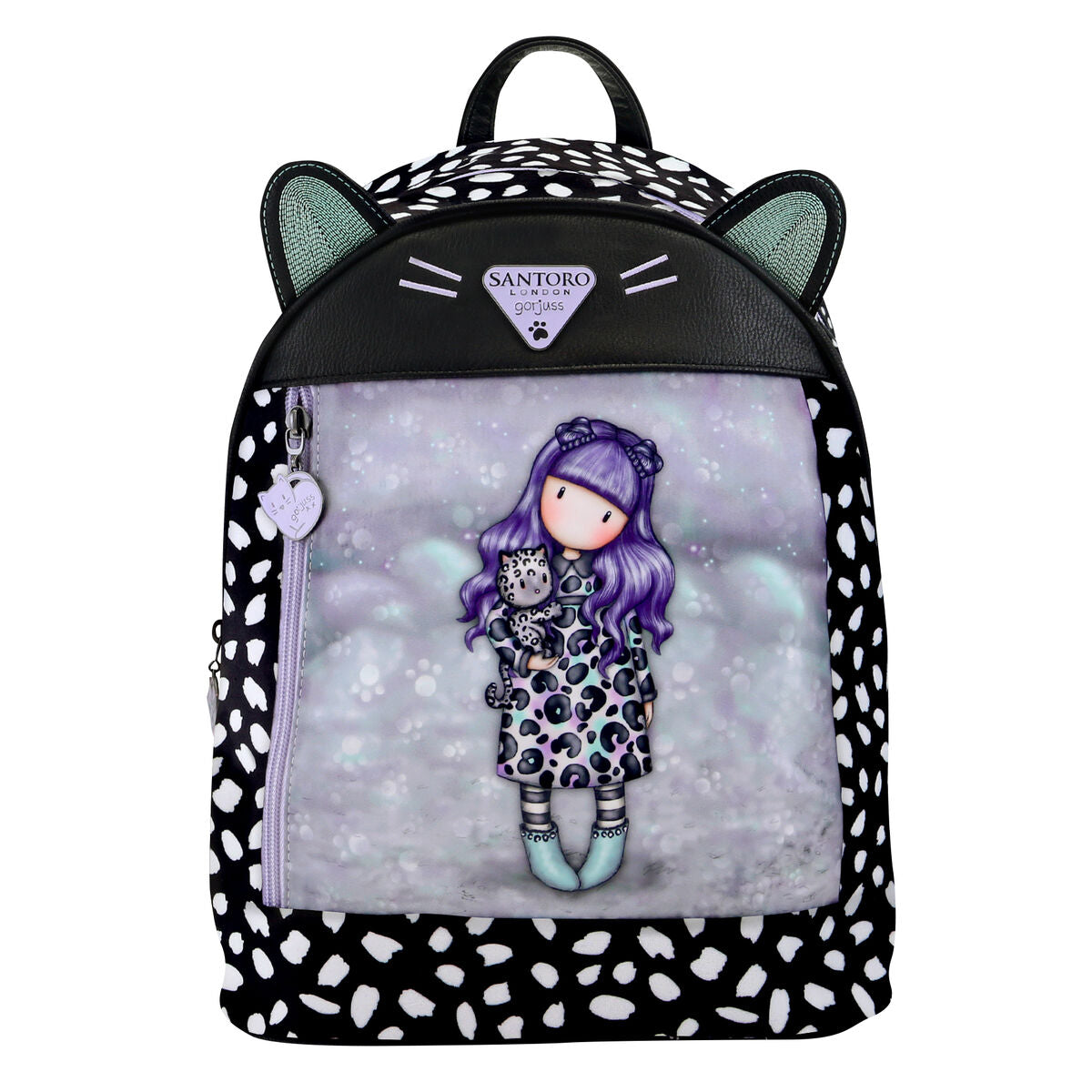 Kinderrugzak Gorjuss Smitten Kitten Wit Zwart 25,5 x 31 x 10 cm-Topper Trend