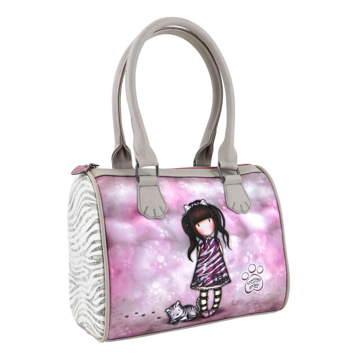 Handtas Gorjuss Ruby Wild Grijs 28 x 22 x 13 cm-Topper Trend