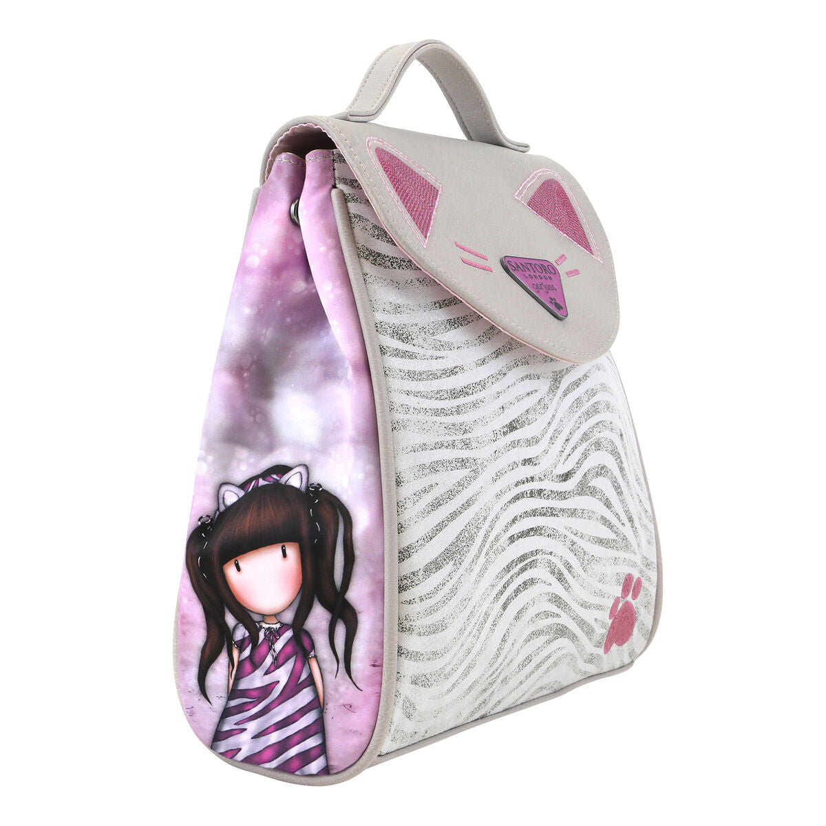 Casual Rugtas Gorjuss Ruby Wild Grijs 23 x 11 x 27 cm Mini-Topper Trend