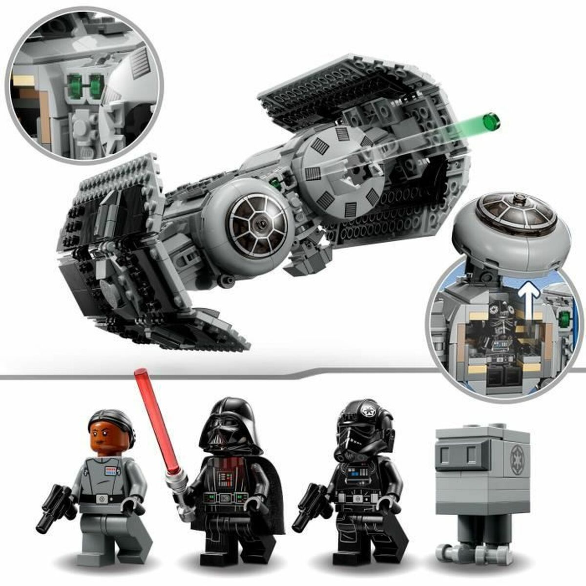 Bouwspel Lego TIE BOMBER 625 Onderdelen-Topper Trend