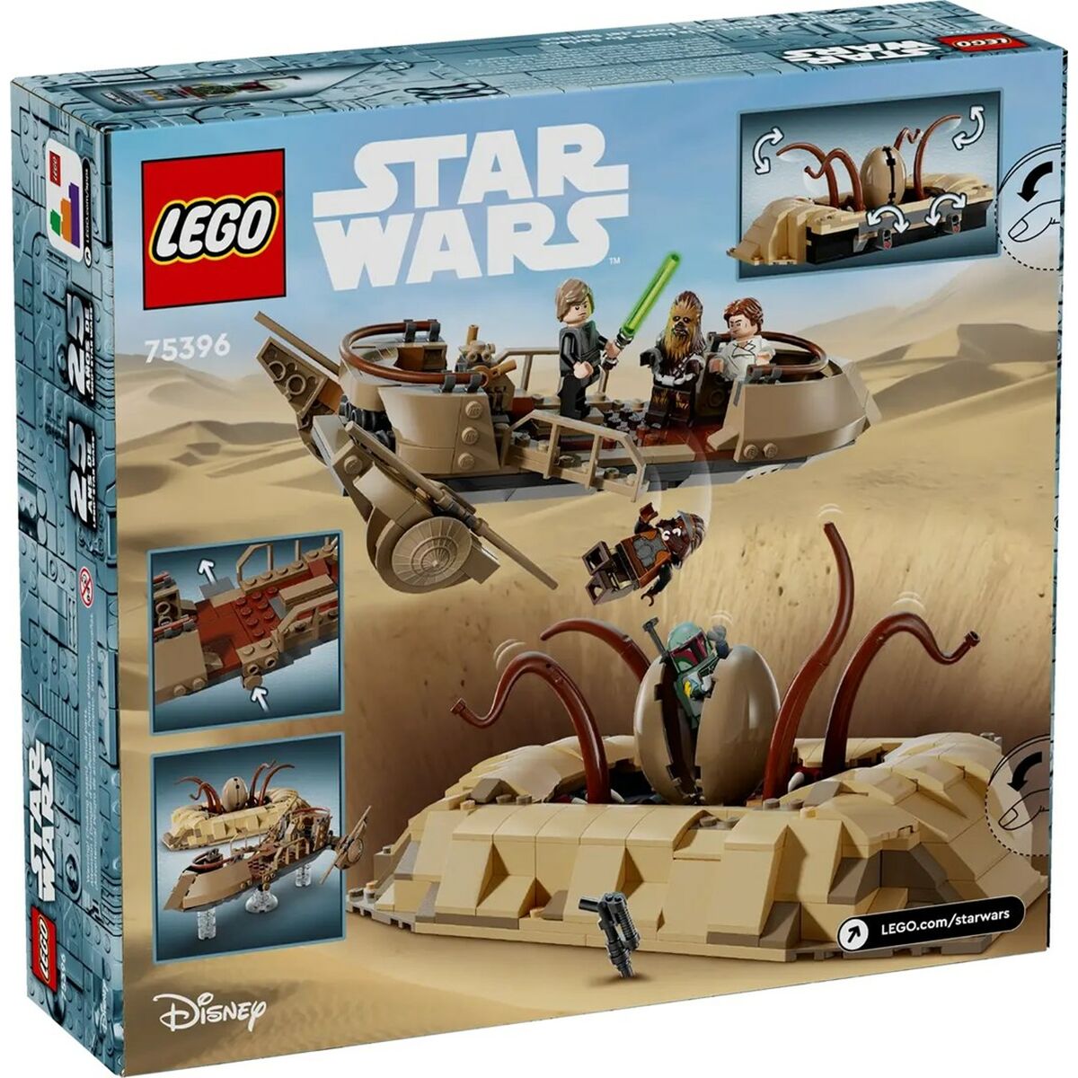 Bouwspel Lego Barcaza del desierto y guarida sarlacca Multicolour-Topper Trend