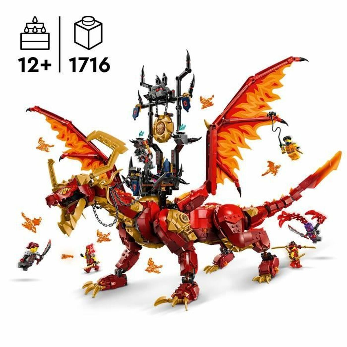 Bouwspel Lego Fuente Dragón de Movimiento Multicolour-Topper Trend