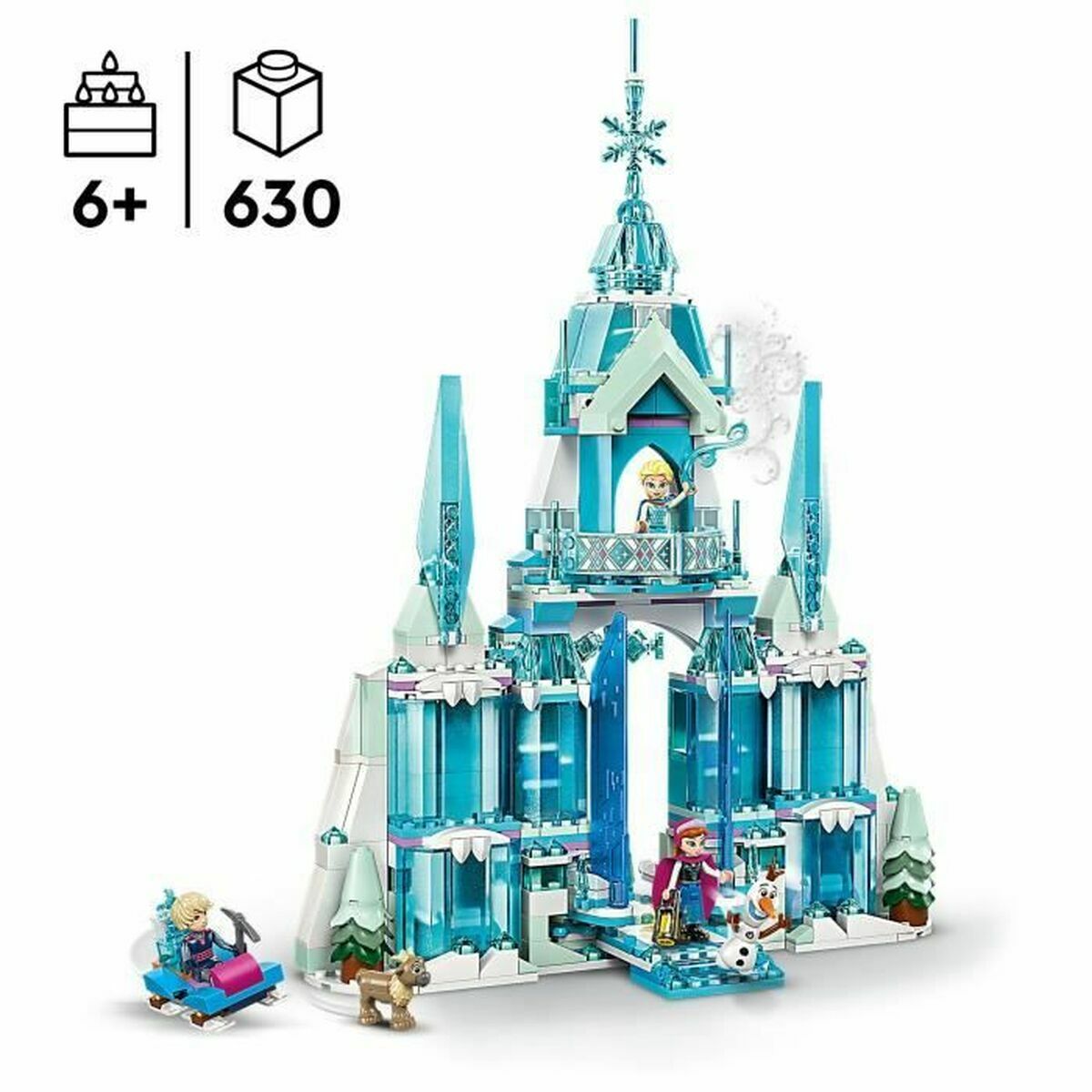 Bouwspel Lego Disney 43244 Frozen: Elsa's Ice Palace Multicolour 630 Onderdelen-Topper Trend