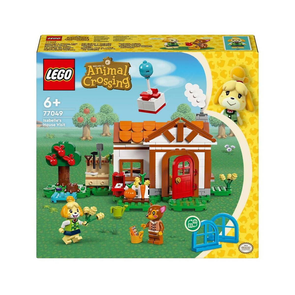 Bouwspel Lego Animal Crossing 77049 Isabelle's House visit Multicolour 389 Onderdelen-Topper Trend