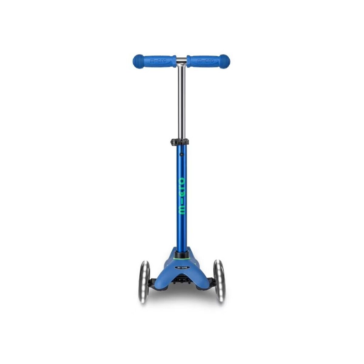 Scooter Micro Mini DELUXE LED Crystal Blue Blauw-Topper Trend