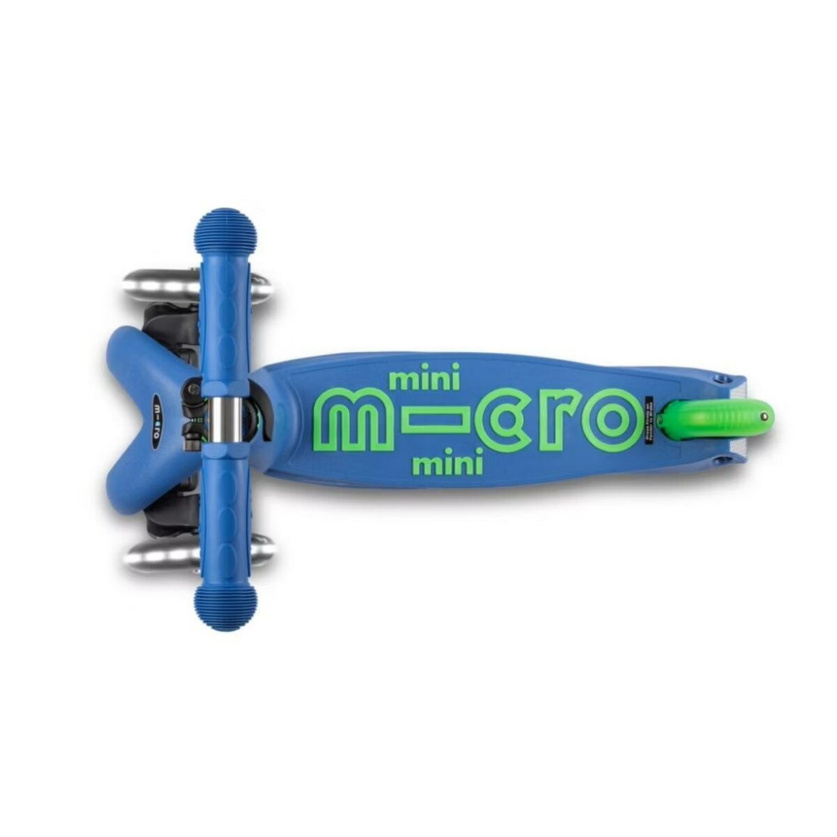 Scooter Micro Mini DELUXE LED Crystal Blue Blauw-Topper Trend