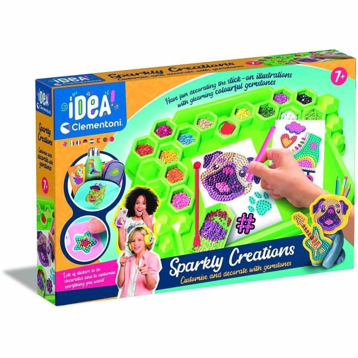Kralen Clementoni Sparkling 3D sticker creations-Topper Trend