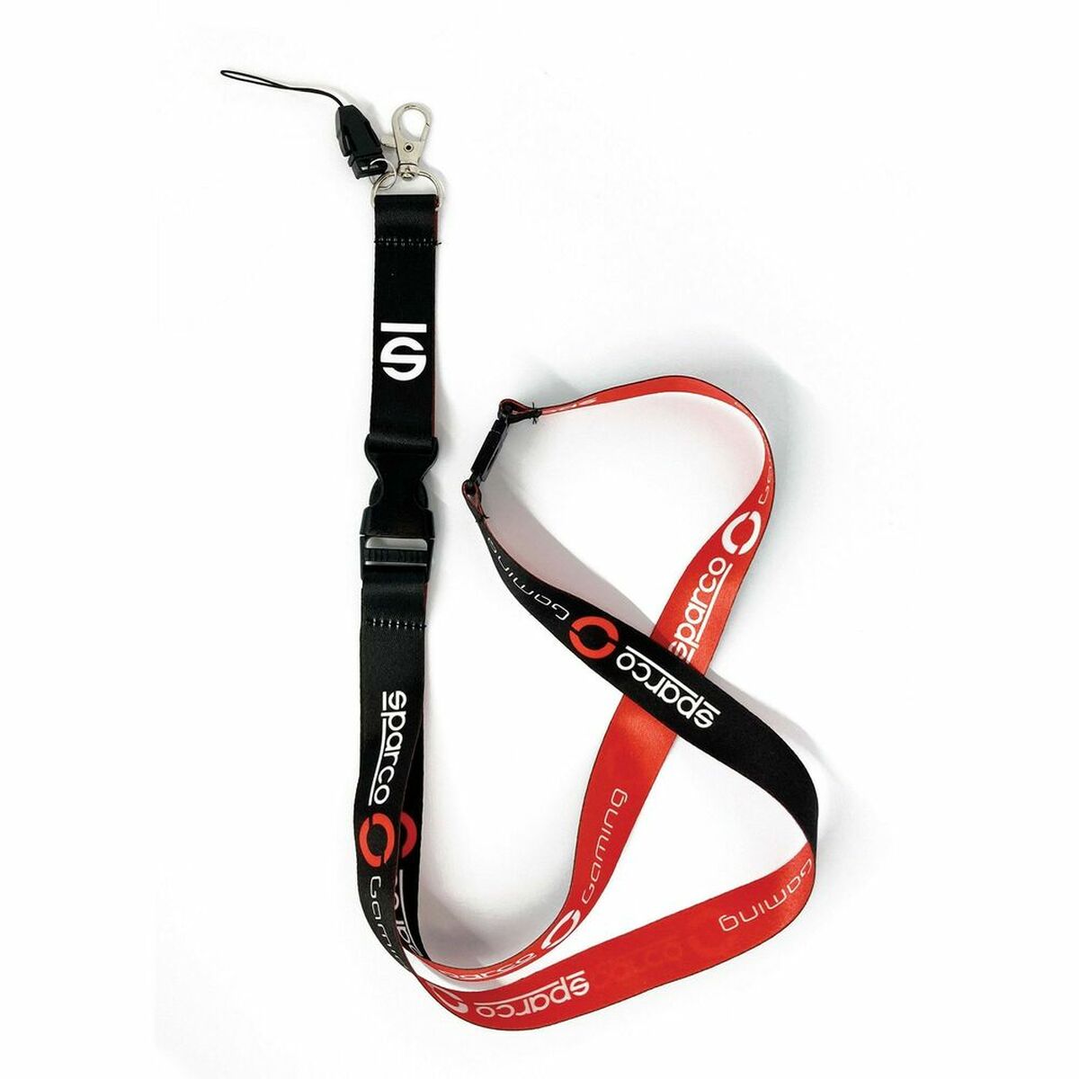 Opvouwbare Paraplu Sparco S099103NRRS Zwart/Rood-Topper Trend